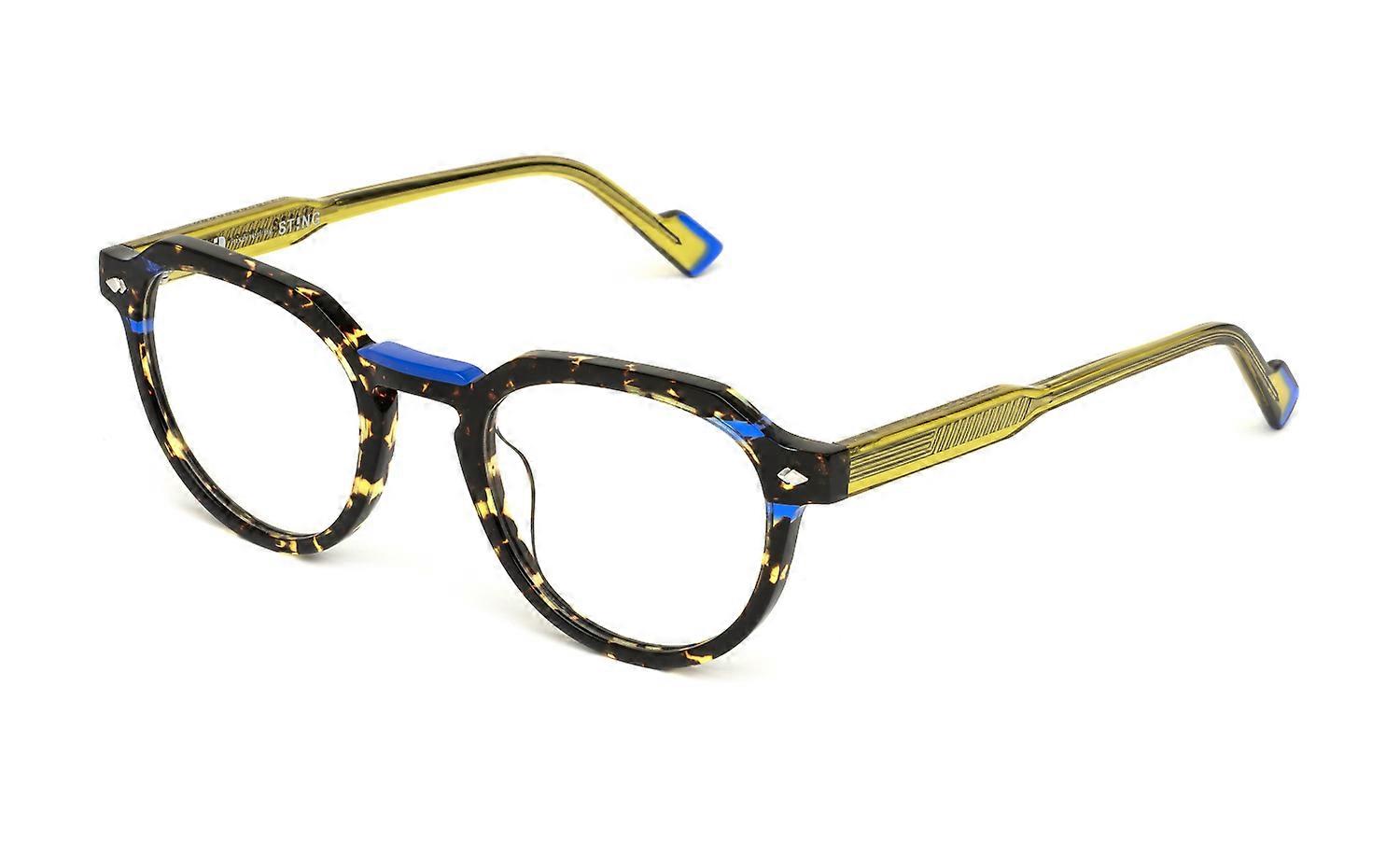 Eyewear Frames Sting VST529W 9BCY AVANA Black/OCRA 48/22/140 Small Size