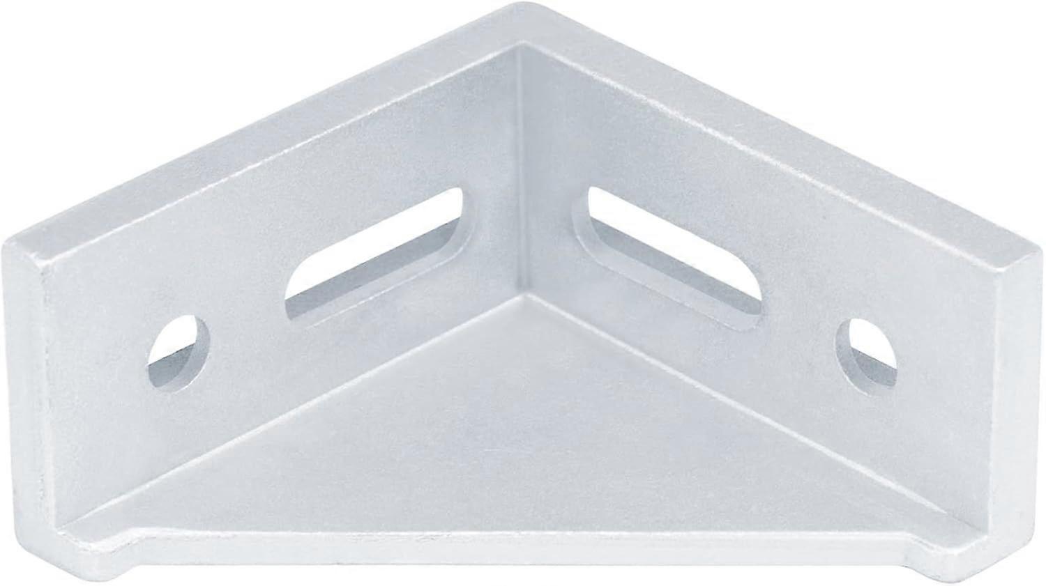 SeraphinaT 10 Pack 90 Degree Gusseted Fitting Inside Corner Bracket with Single