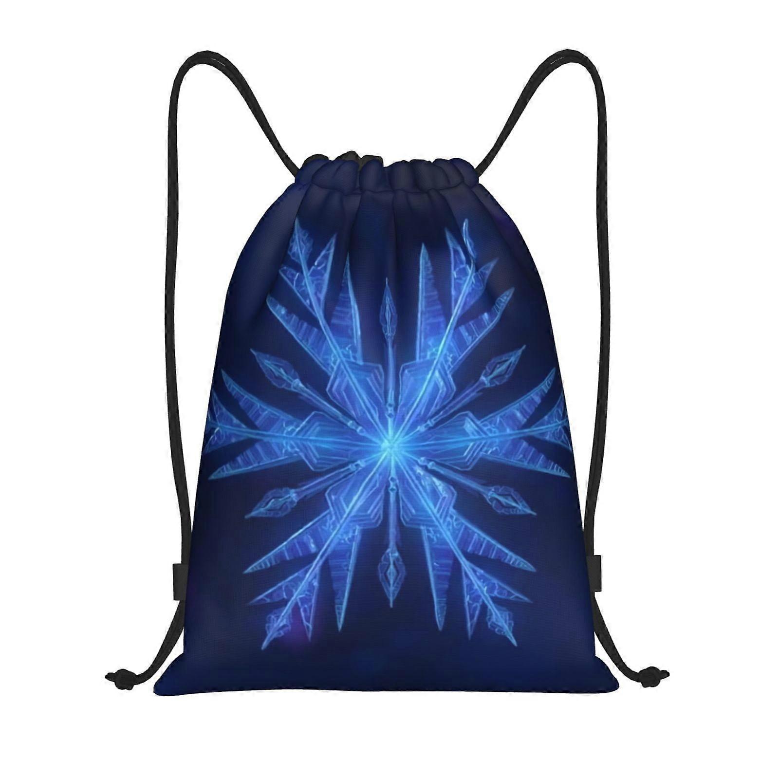 Frozen Classic Drawstring Bag, Collapsible, Sports, Fitness, Drawstring Bag, Unisex, Beach Sports Travel Bag Medium