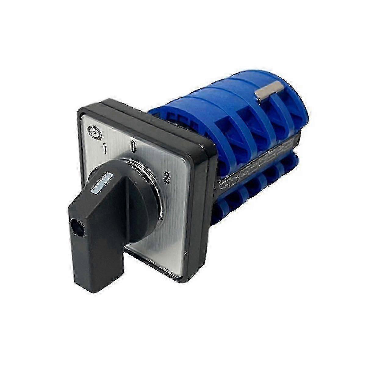 Rotary Switch On-Off-on 3 Position 4 Phases 20A 500V Double Speed Motor Switch Small Plate Changeove