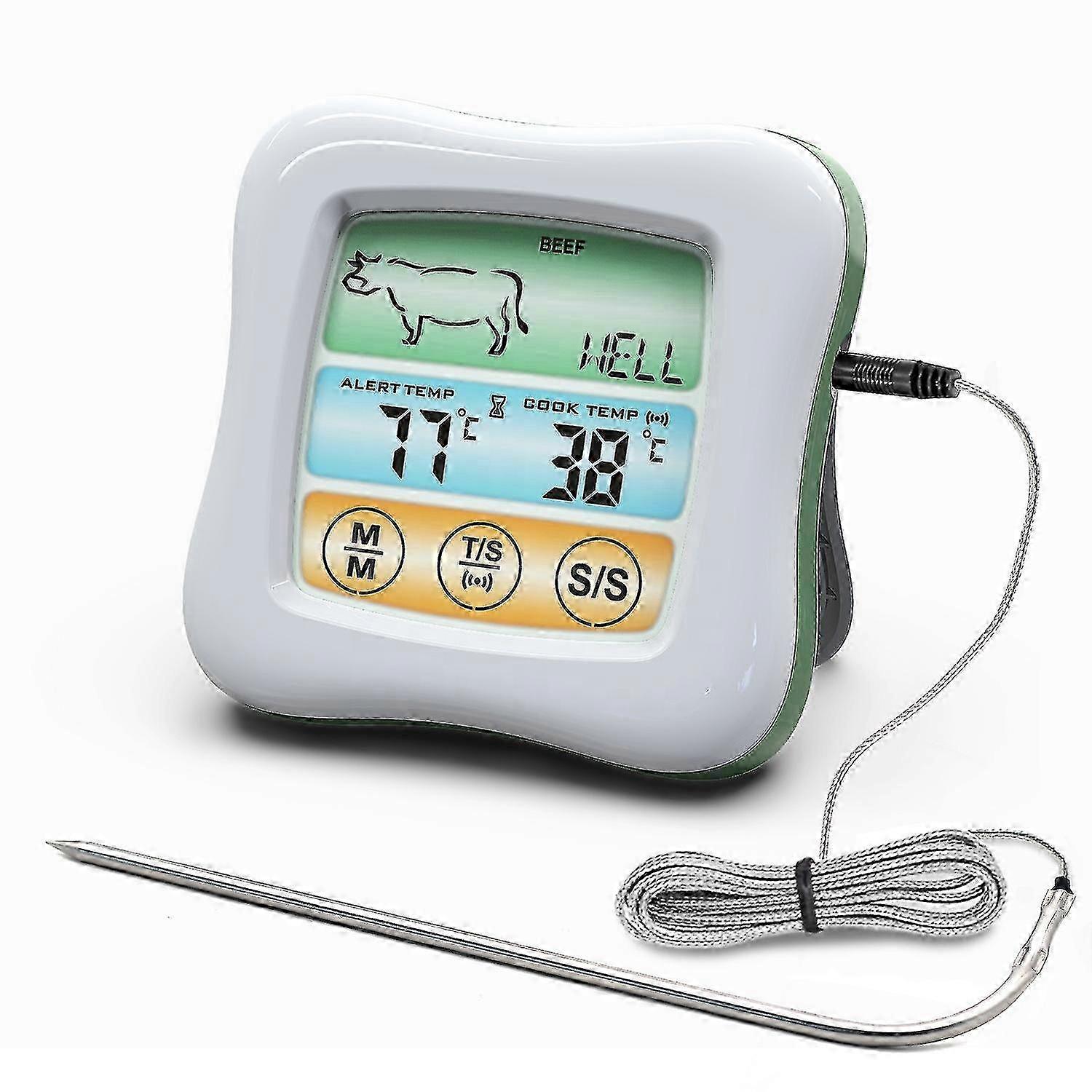 ​Dual-Probe Meat Thermometer with LCD - Instant-Read for Oven/Grill/Smoker_JC Edition 1107