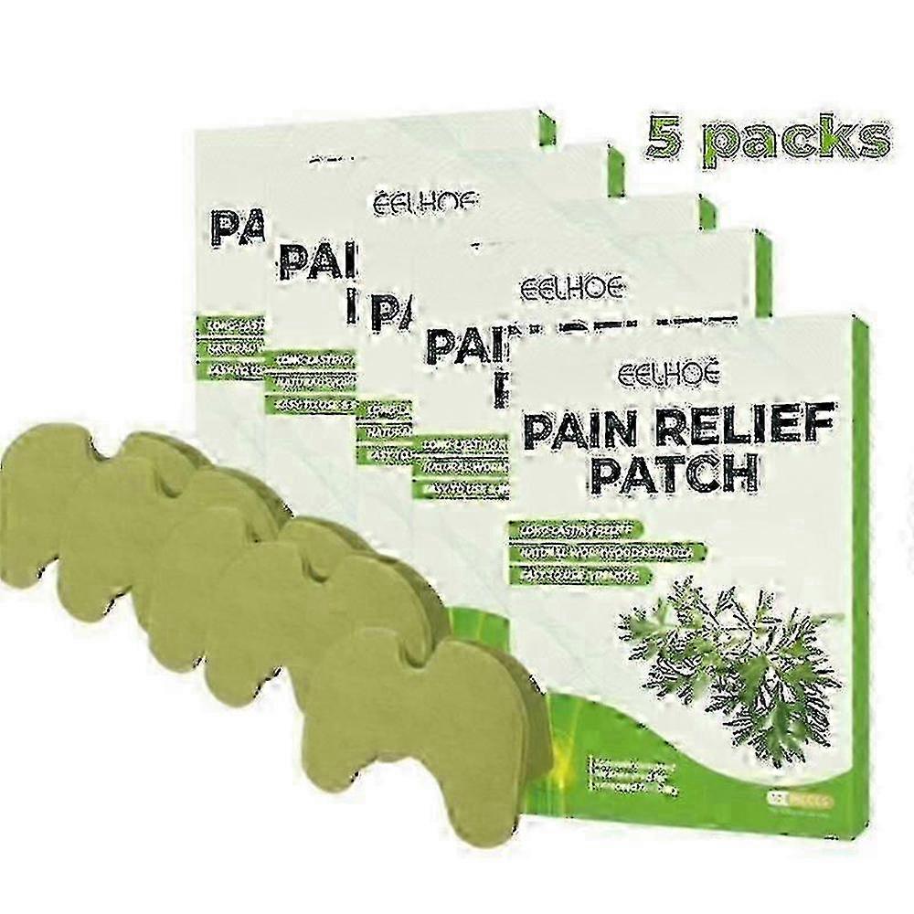 50-Count Wormwood Pain Relief Patches for Knees, Back, Neck, and Shoulders