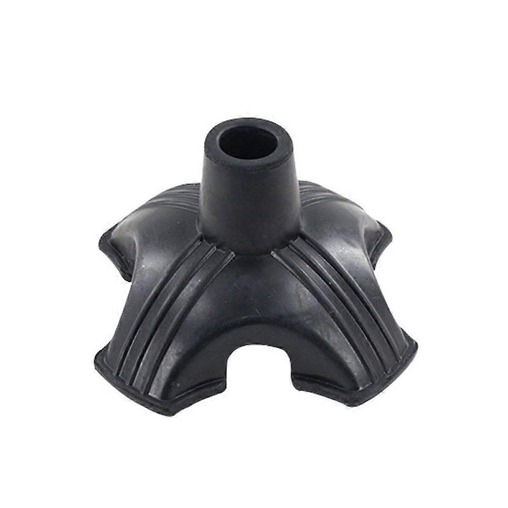 19/22MM Four Base Support Self Standing Rubber Pad Crutch Pad Cane Tip Walking Stick End Bottom