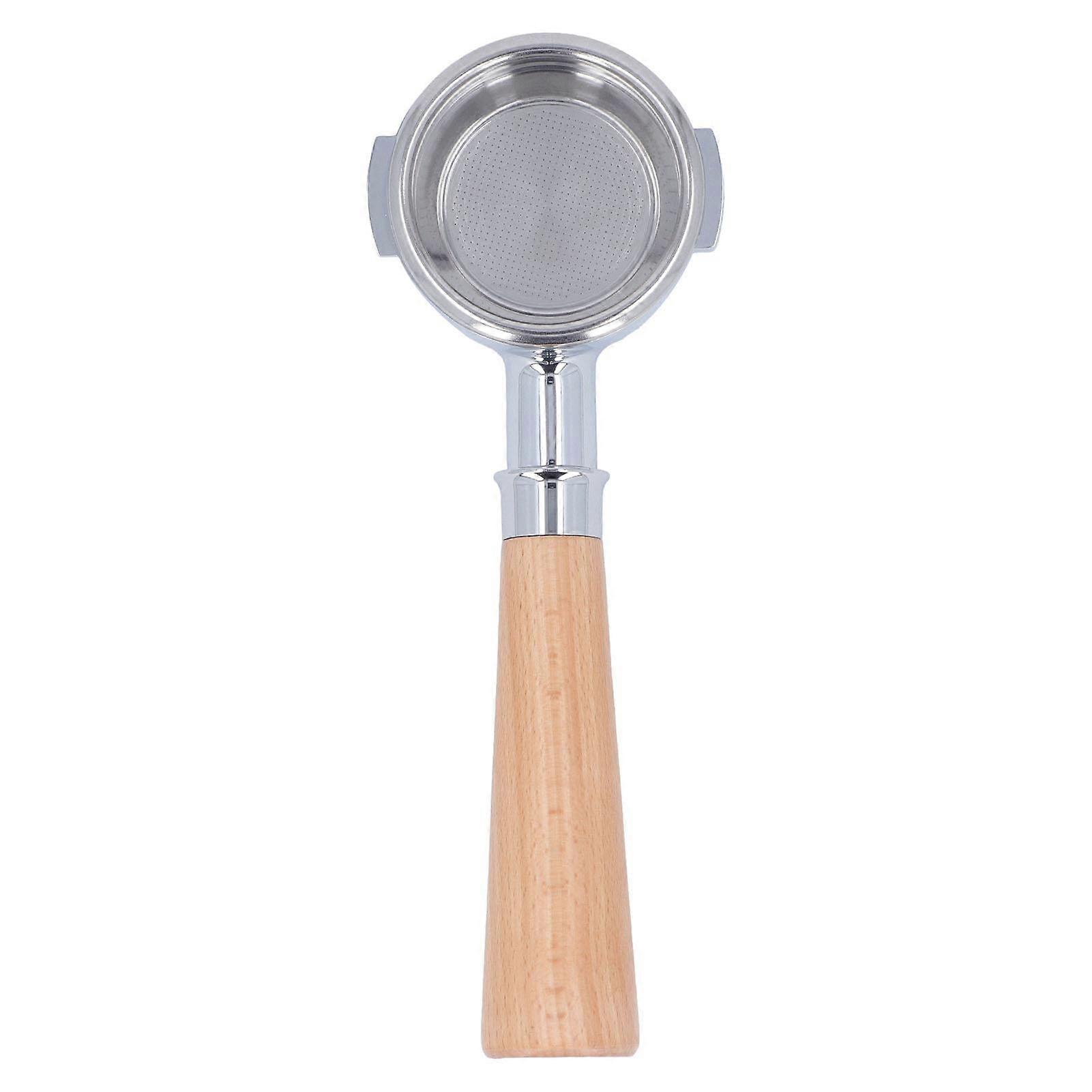 58mm Coffee Portafilter Aluminum Alloy 2 Ears Bottomless Portafilter Handle with Single Layer