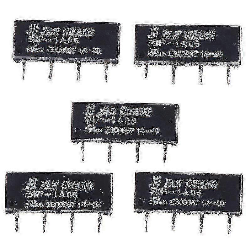 5pcs 4pin 5v Relay Sip-1a05 Reed Switch Relay For Pan Chang Relay