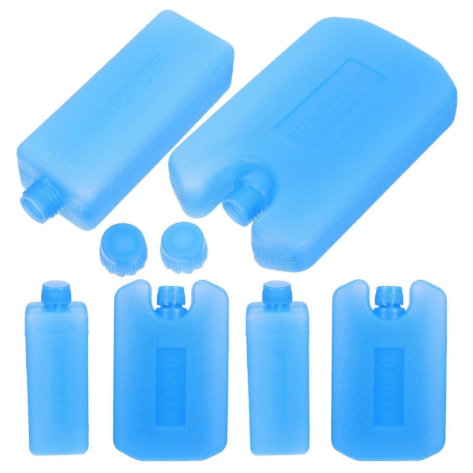 6Pcs Cooler Ice Packs for Reusable Quick Cooling Blocks and Portable Use