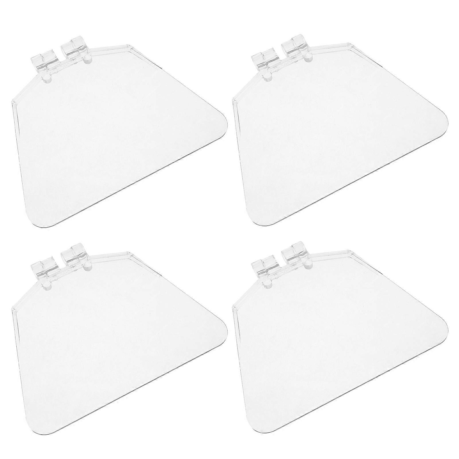 Bench Grinder Transparent Eye Shield Replacement for Safety Guard 4Pcs