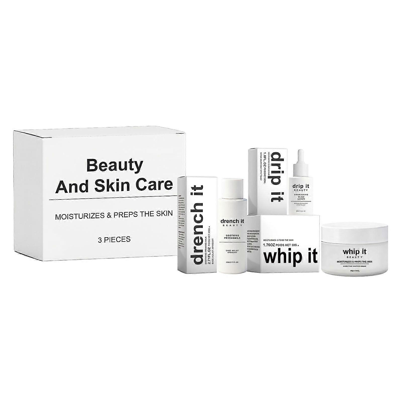 AMZ The Skin Care Set Is Light In Texture, Non-Greasy, Gentle And Even, Enhancing Skin Texture And Elasticity, Making The Skin Soft And Smooth