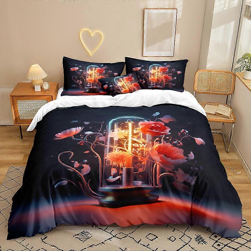 Batman Series 3D Digital Printed Three-Piece Bedding Set (Sheets & Duvet Covers)