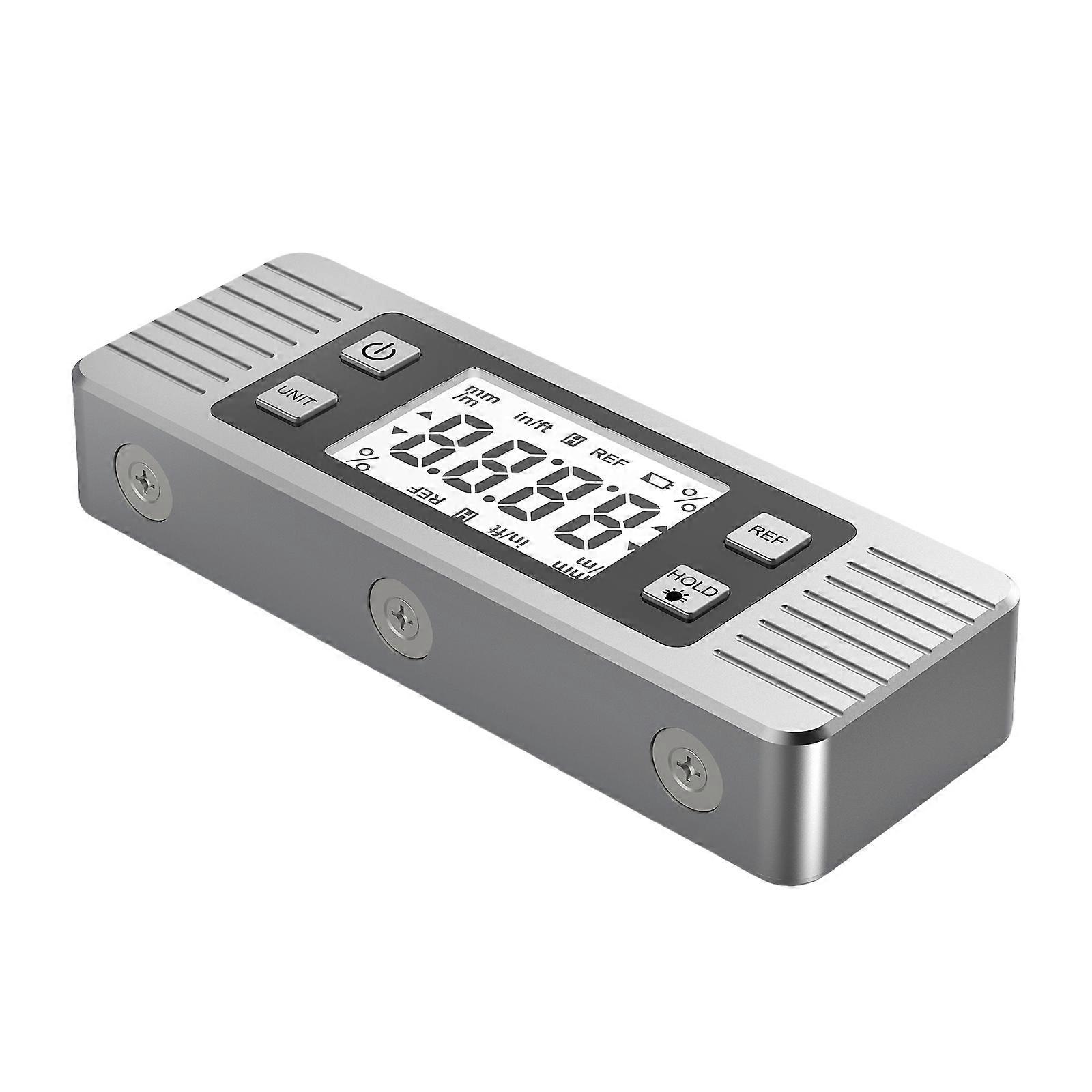 Multifunction Angles Measuring Tool Easy to Read Digital Protractor with Lock Data Function Upgrades for Machine Operators Multicolor