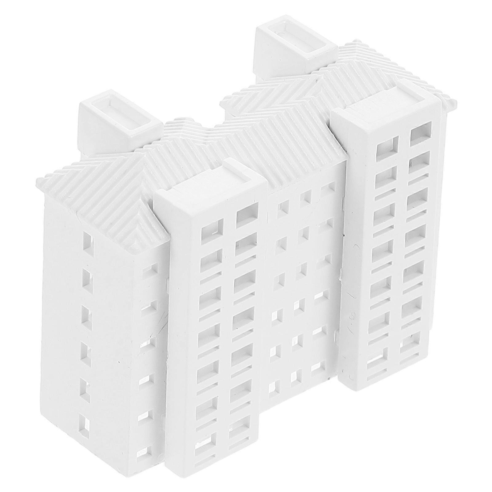 Sand Table Apartment Model For Designers Educators And Hobbyists 1Set White Plastic Decorative Display