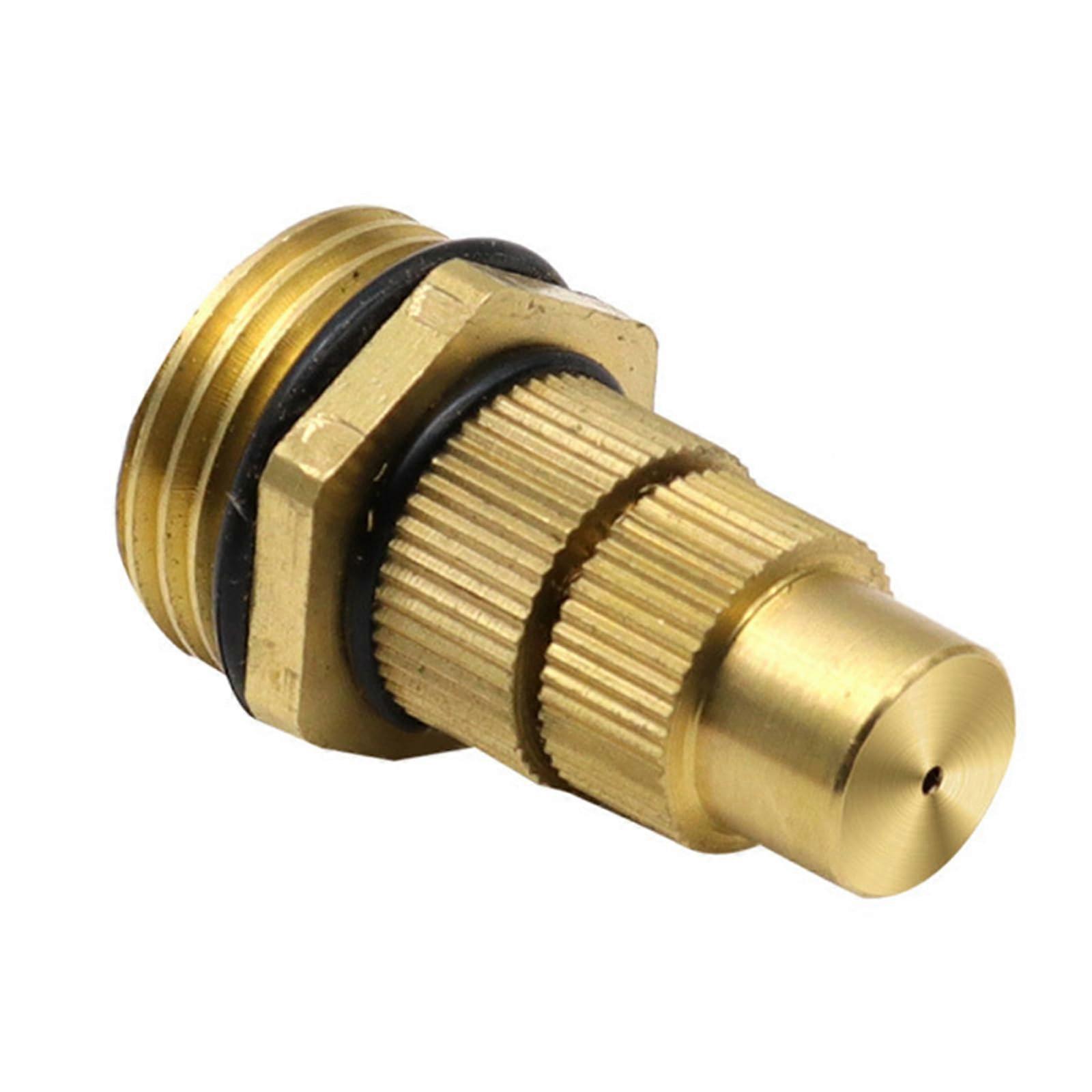 Adjustable Brass Garden Watering Sprinkler with Low Pressure Atomizing Nozzle and Filter for Irrigation