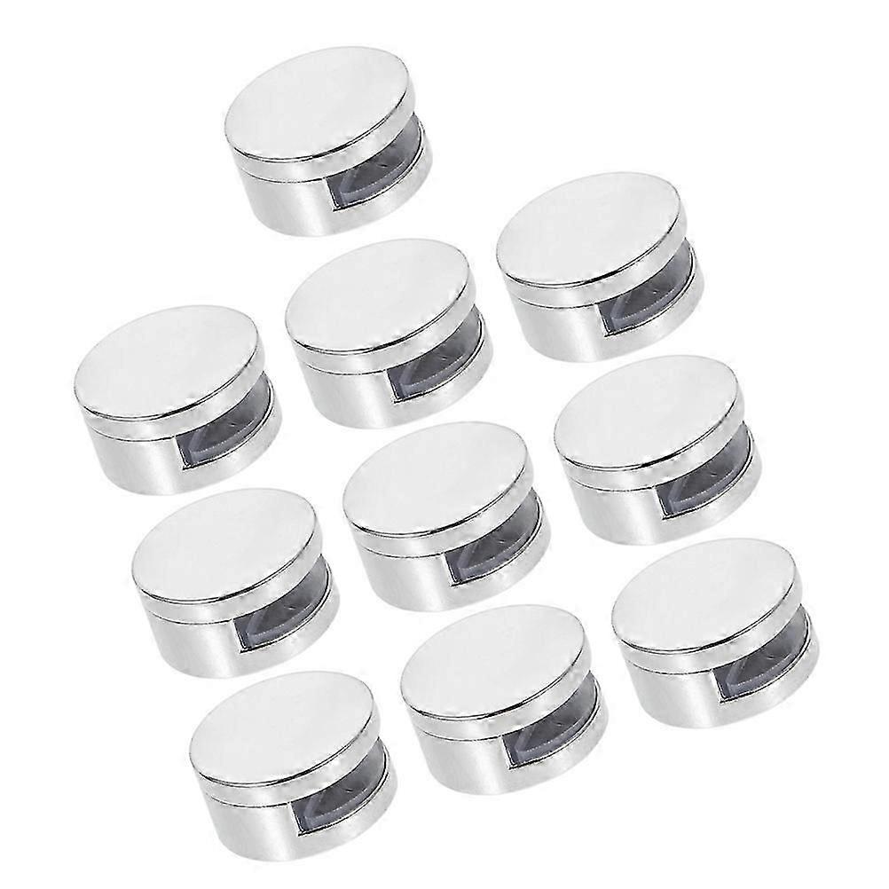 Zware spiegelklemmen voor wandglasophangbeugels 10 stuks