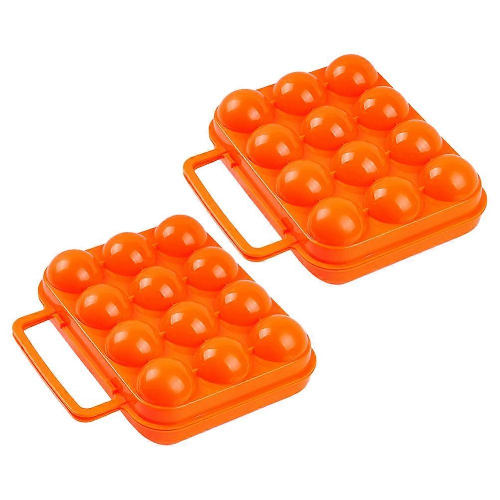 Camping Egg Holder for Holding Eggs with 12-Grid Storage 2Pcs