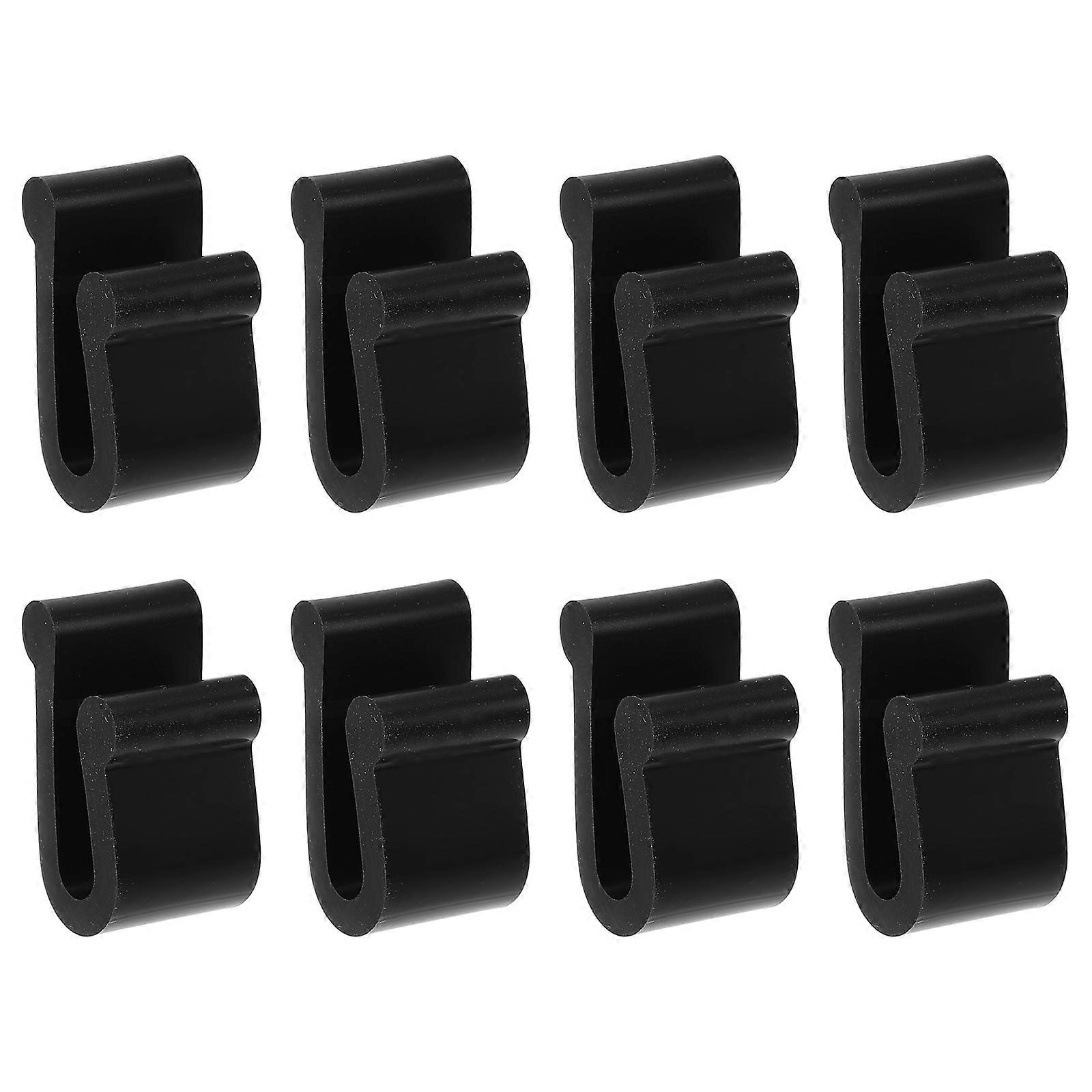 Silicone Cover for Kitchen Cookware 8Pcs Black Protective Bumper Clips with Replacement Ensuring