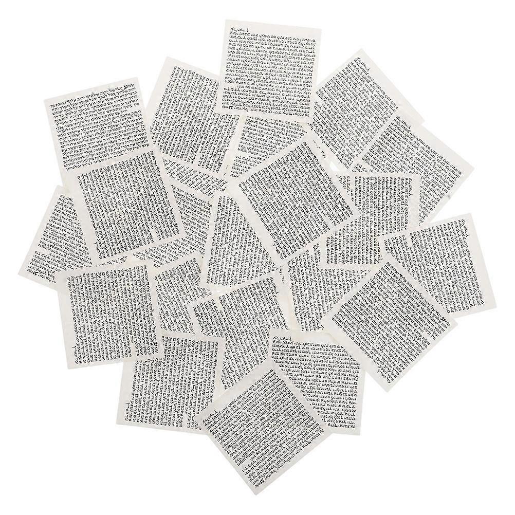 100Pcs Jewish Mezuzah Scroll for Door Blessing Scroll Paper Decoration