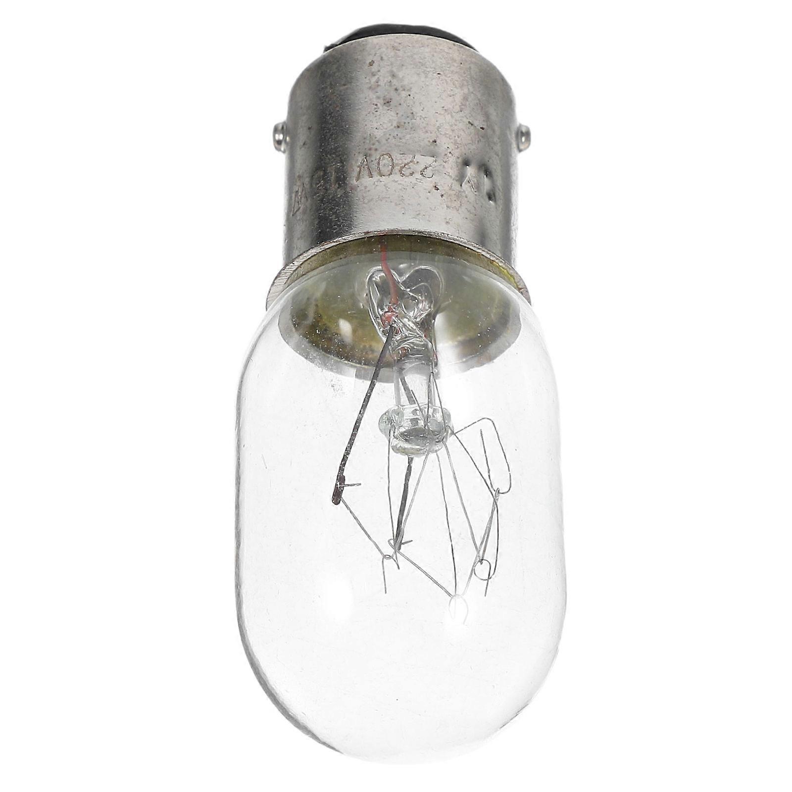 Incandescent Light Bulb For Sewing Machine With Push-In Base High Brightness Easy To Install Clear Light Household Replacement Bulbs 15W