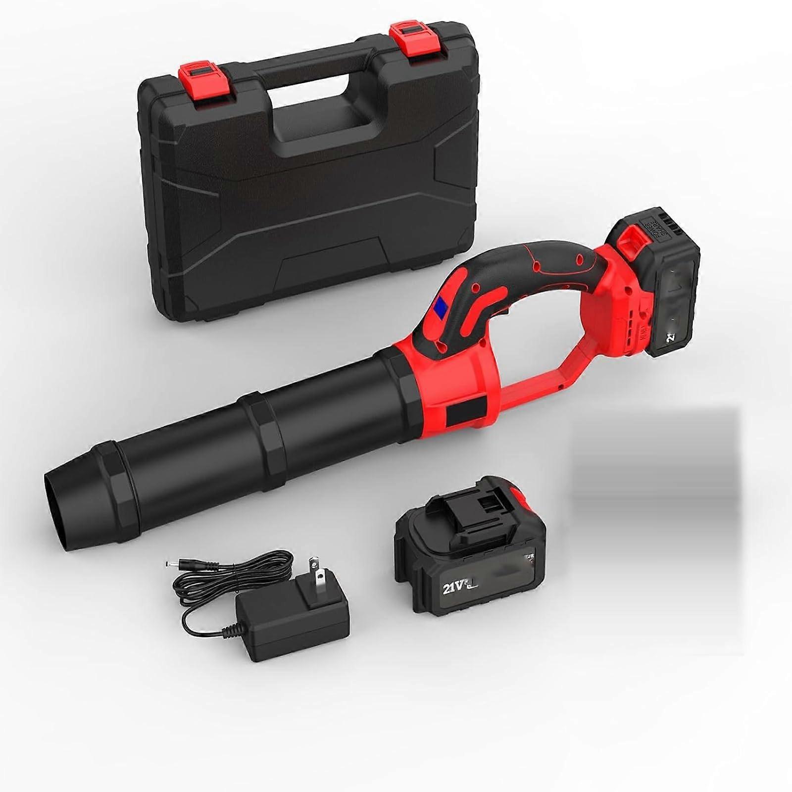 21V Cordless Leaf Blower Vacuum with Speed Airflow, Fast Charging Battery, Lightweight Design