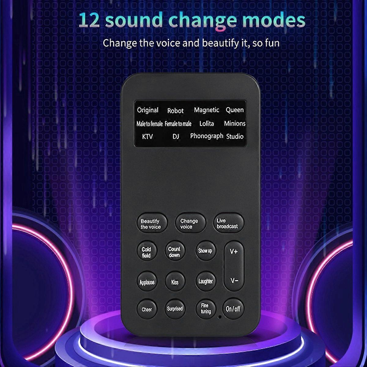 S9 Voice Changer 12 Voice Changing Modulator with Adjustable Voice