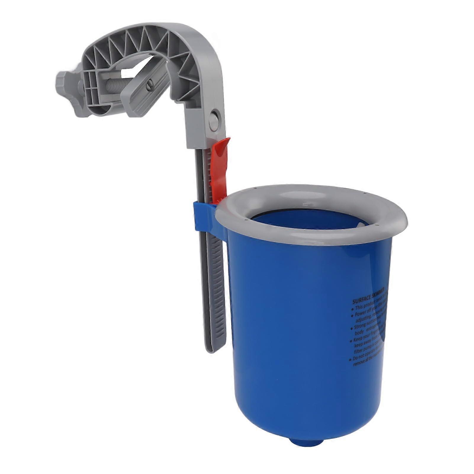 Automatic Above Ground Pool Skimmer with Basket for Easy Wall Mount Debris Removal