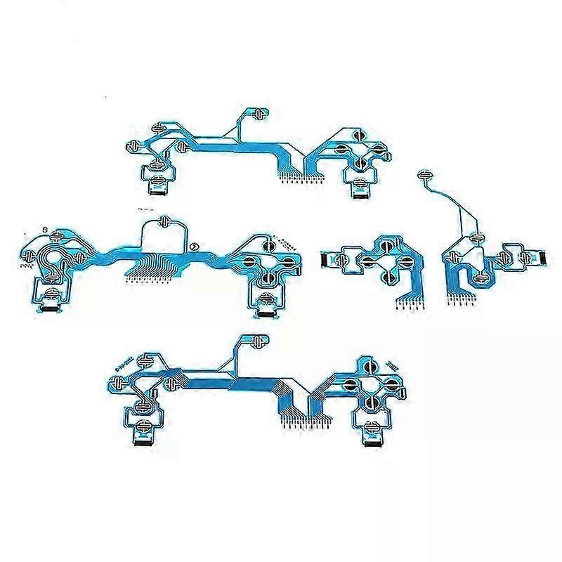 Replacement Buttons Ribbon Circuit Board For Ps4 Dualshock 4 Pro Slim Controller Conductive Film Keypad Flex Cable Pcb