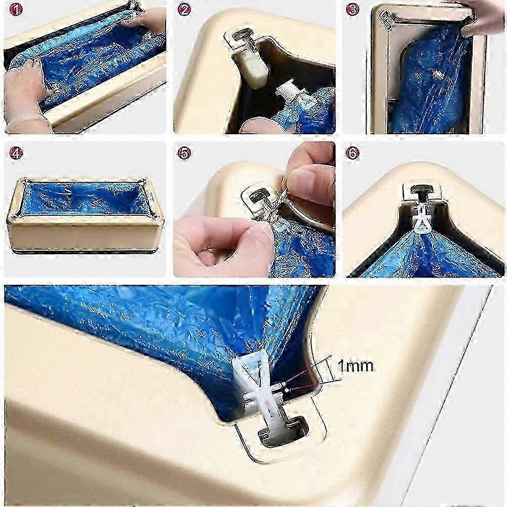 100pcs T Type Disposable Shoe Covers For Automatic Shoe Cover Machine Dispenser.