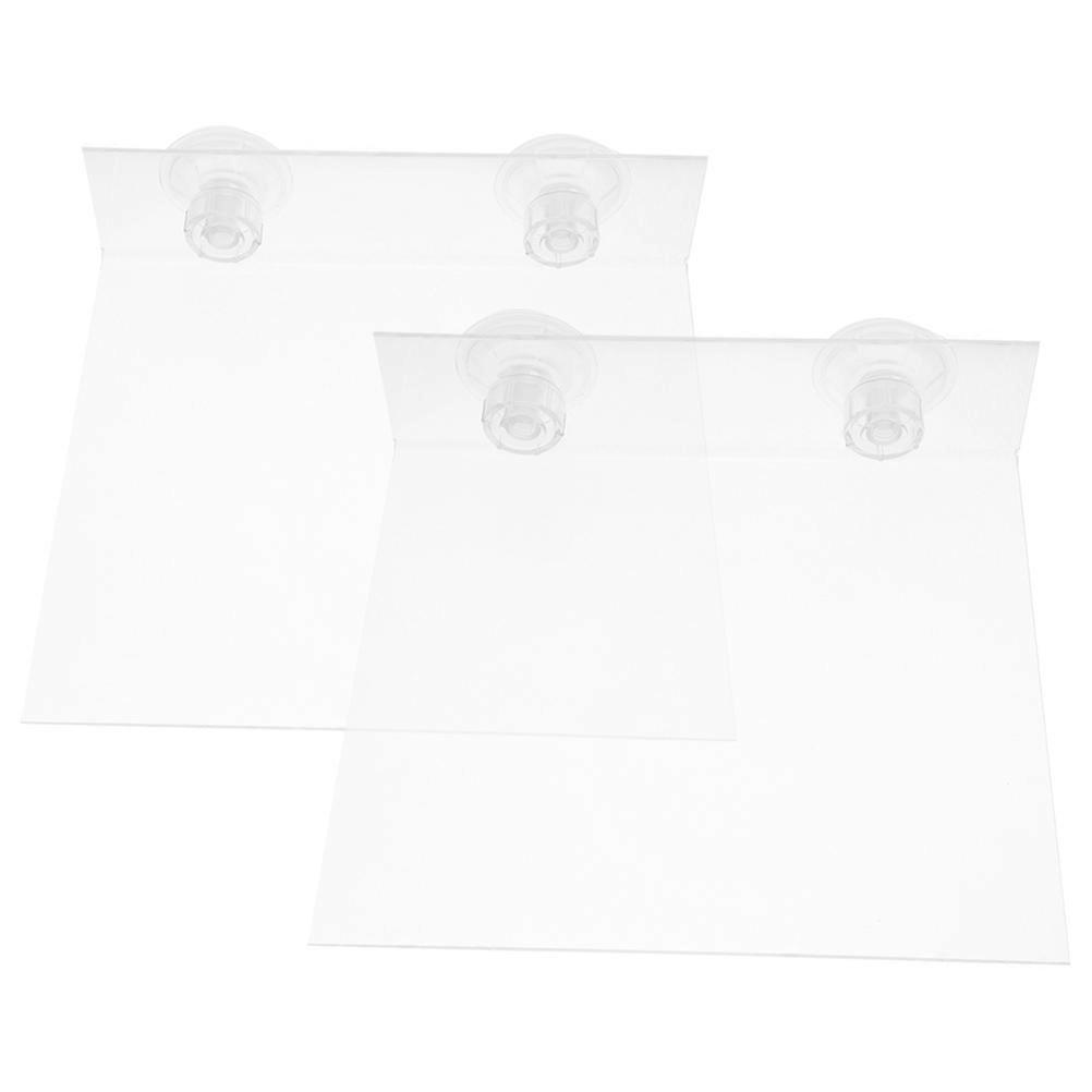 Parrot Window Perch Acrylic Bird Stand 2Pcs with Suction Cups