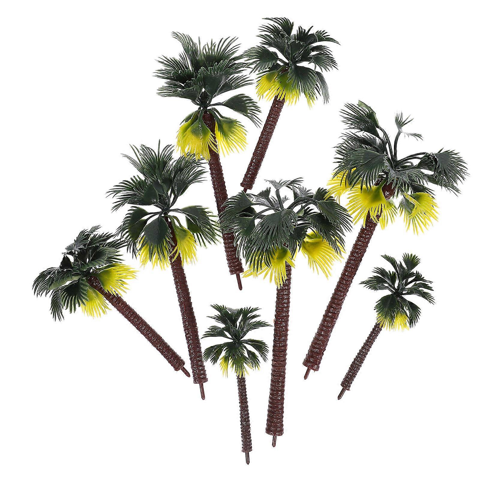 Palm Tree Model for Landscape Model Tree 16Pcs Assorted