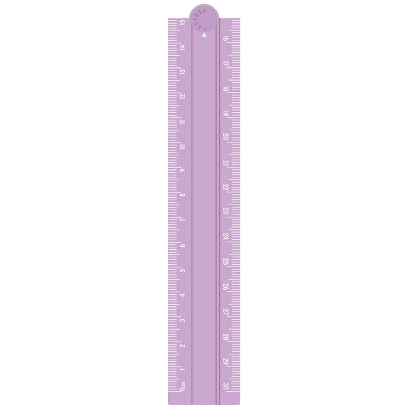Portable Aluminum Alloy Foldable Ruler for Efficient Accurate Measurements in Various Tasks, DIYer Projects And Crafts  Purple