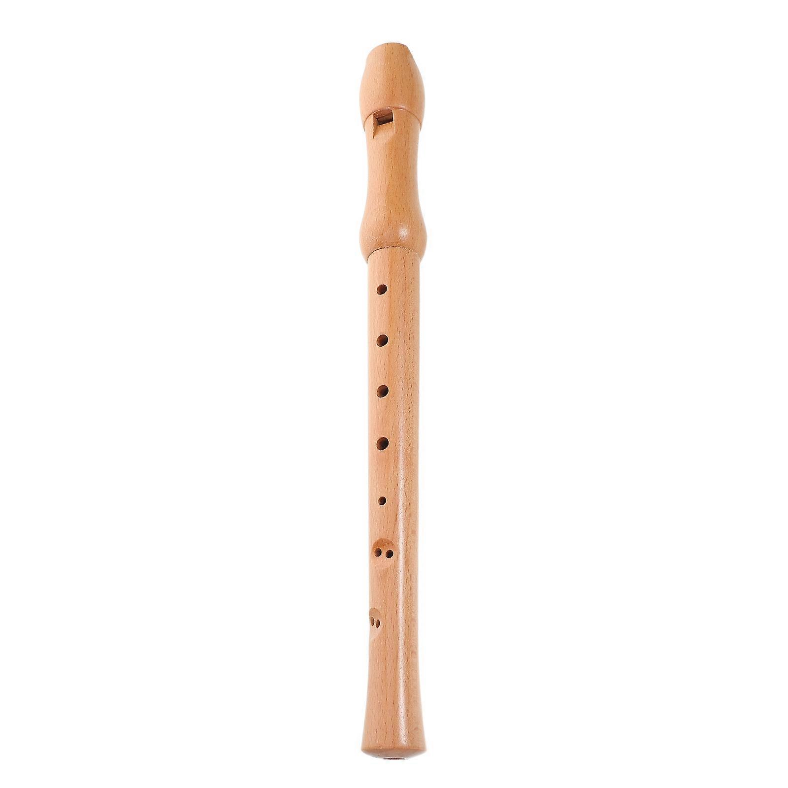 Durable Khaki Soprano Recorder Instrument Woodwind for Kids Beginner
