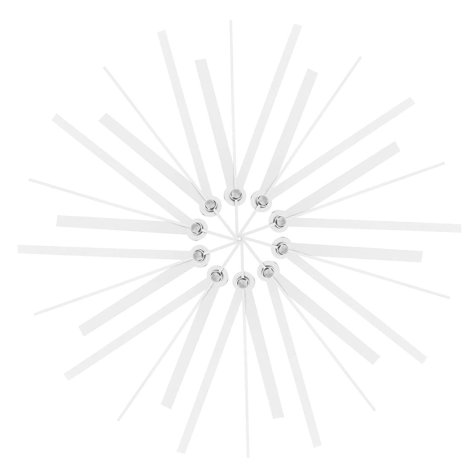 10 Sets Silver Plastic Clock Hands for Game Play Elegant Decorative Clock Replacements