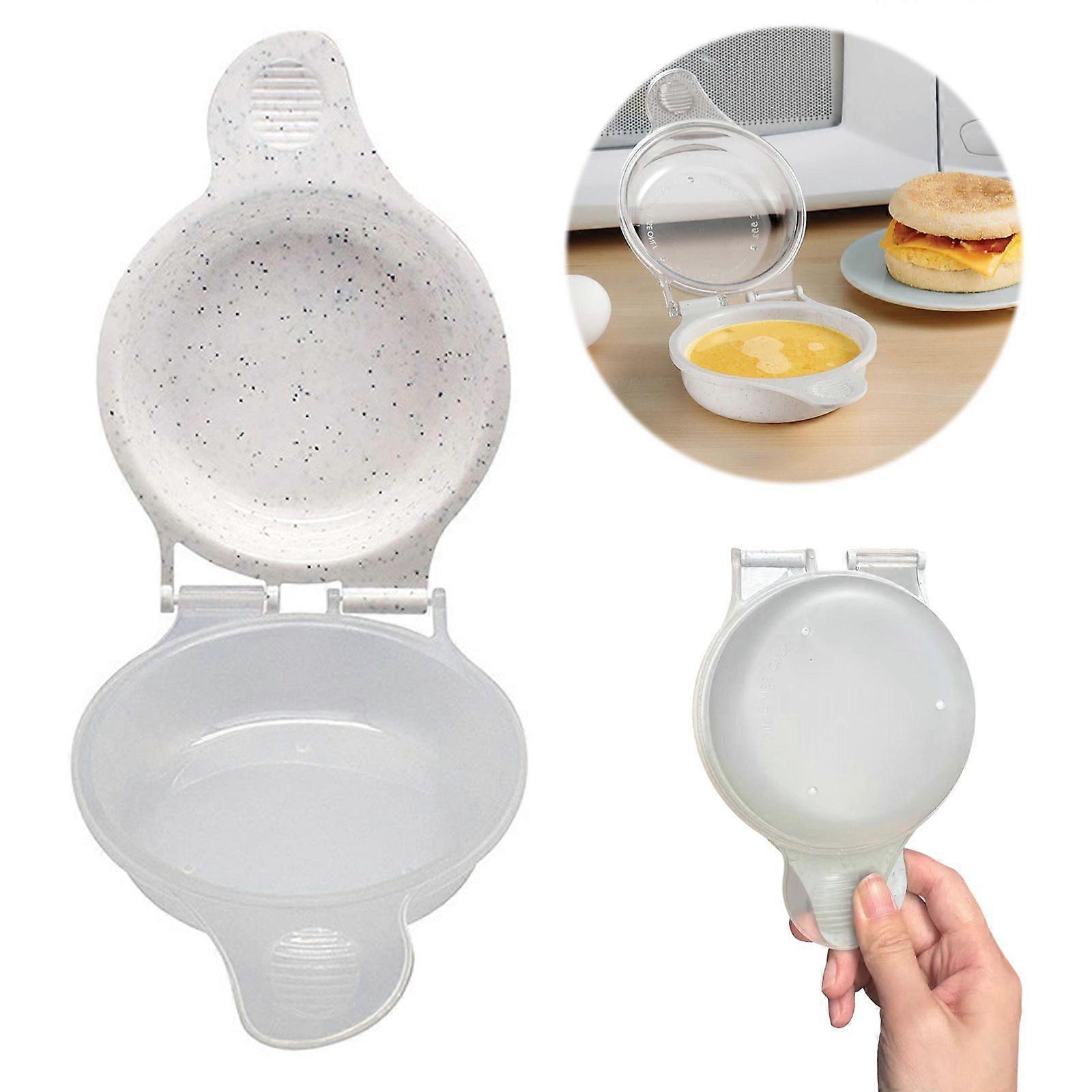 Microwave Egg Cooker/Poacher - Easy Scrambled Omelet Maker & Breakfast HOT