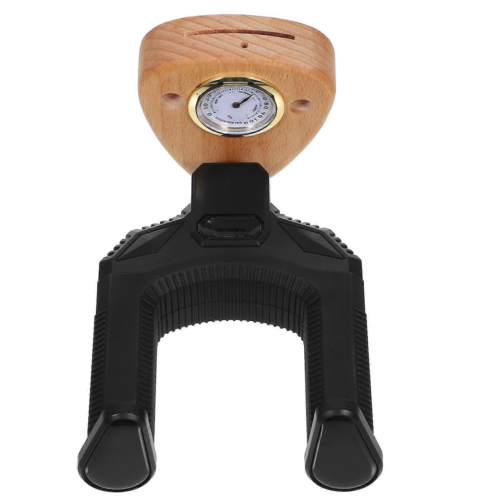 Wall Mount Guitar Holder With Hygrometer For Home Use Multi Material 1Set