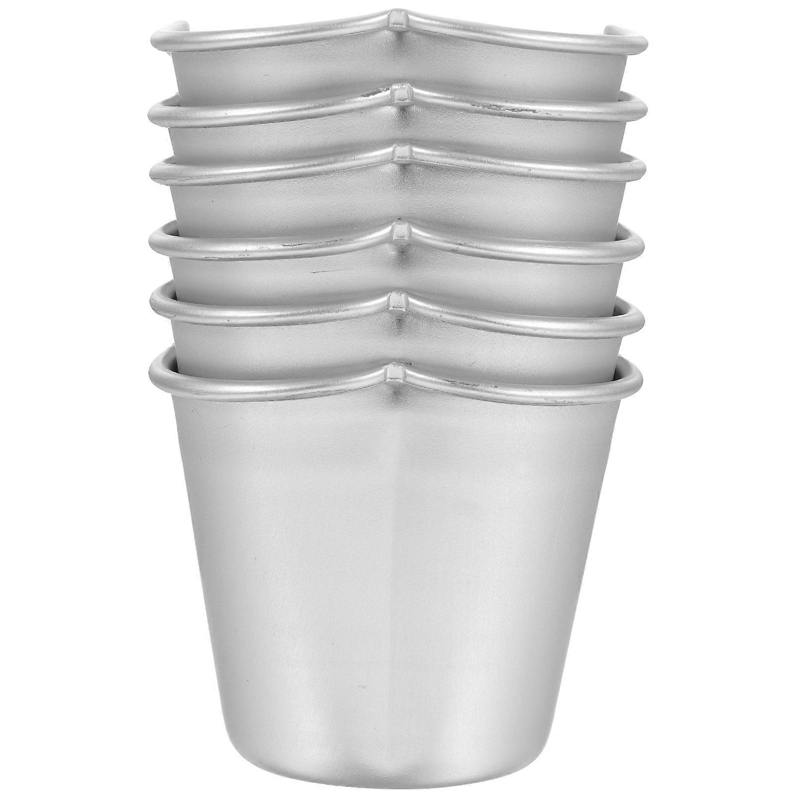 Multi-Function Muffin Cups Metal Baking Molds Muffin Cake Molds 18Pcs