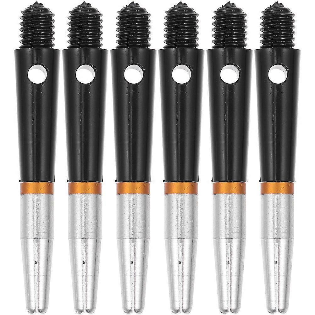 Assorted Color Rotary Dart Shafts Dart Accessory Toys for Playing 6Pcs