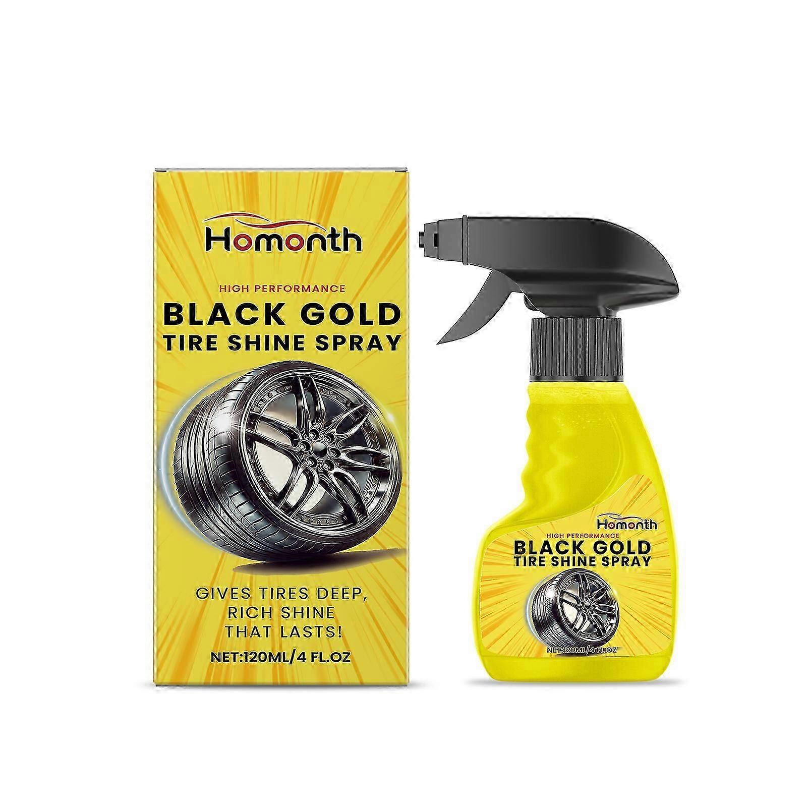 Car Wheel Gloss Spray - Deep Shine, Protective Coating, Easy Application, 120ml