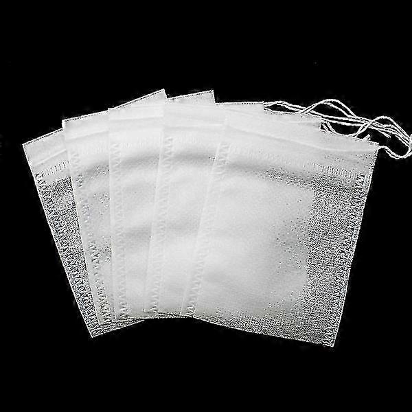 200 Count Disposable Tea Filter Bags With Drawstring For Loose Leaf Tea