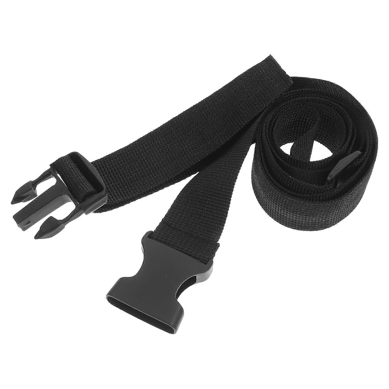 5Pcs Utility Bag Strap Extender With Adjustable Length For Backpack And Travel Utilize Durable Materials In Black For Secure Items