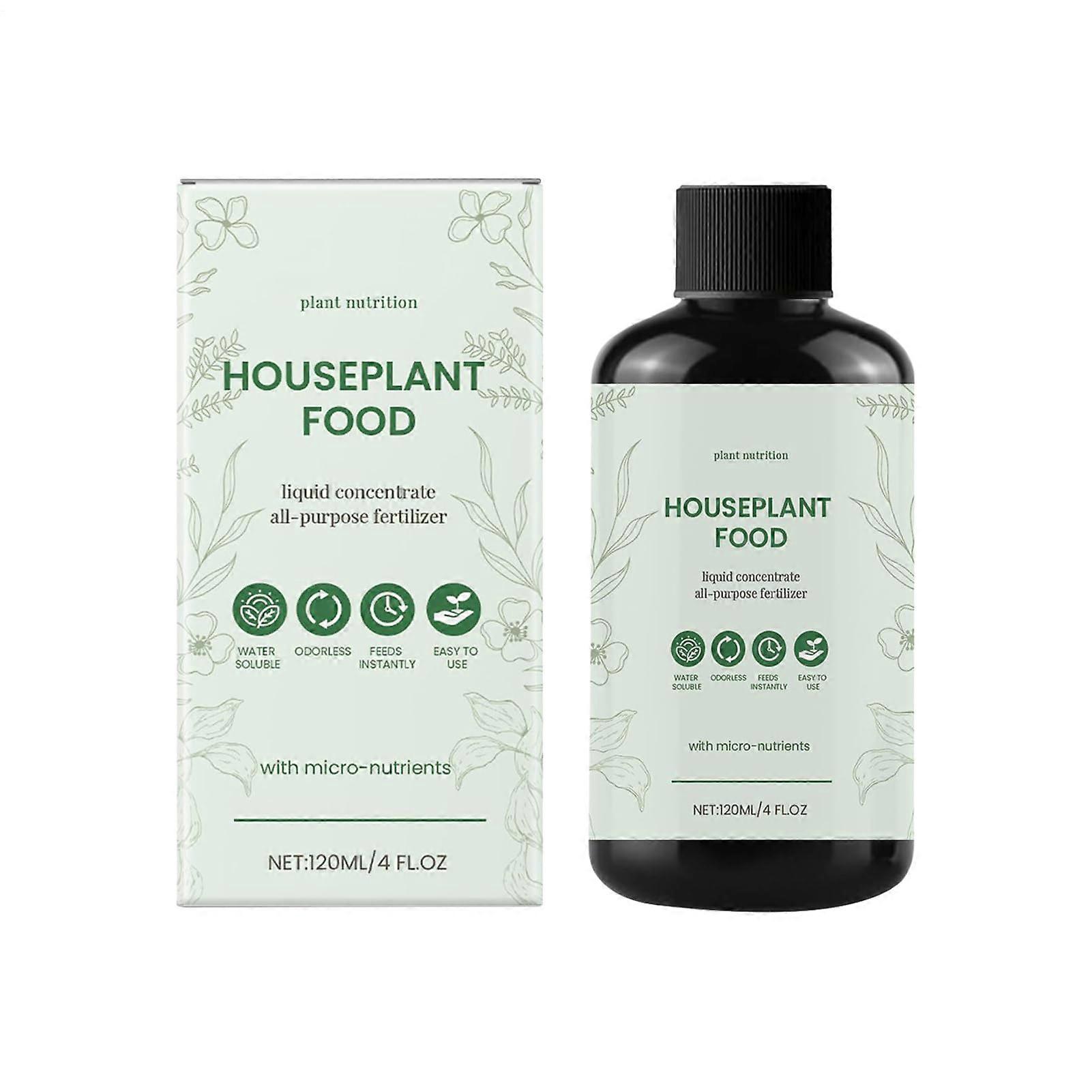 Liquid Plant Fertilizer 120ml for Indoor Plants and Hydroponics, Optimized Root Growth