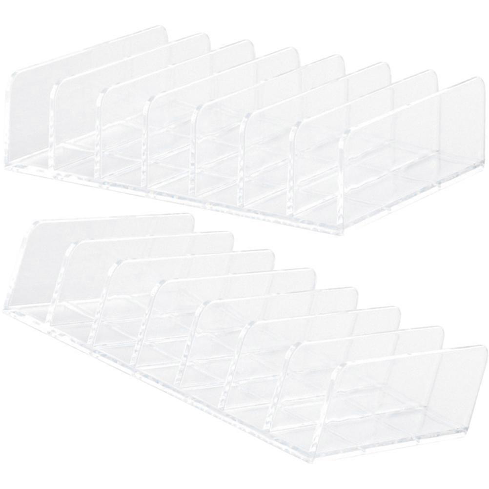 Eyeshadow Palettes Organizer for Storing Transparent Makeup Holder 2Pcs