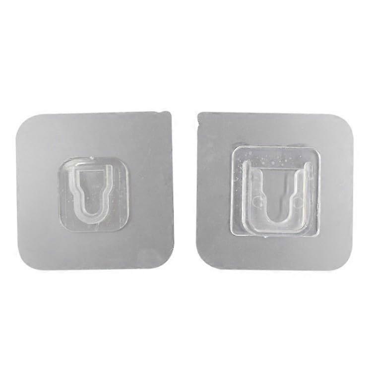 20 Pack Adhesive Wall Hooks, Heavy Duty Waterproof NoDrill Hooks for Bathroom and Kitchen, Silver