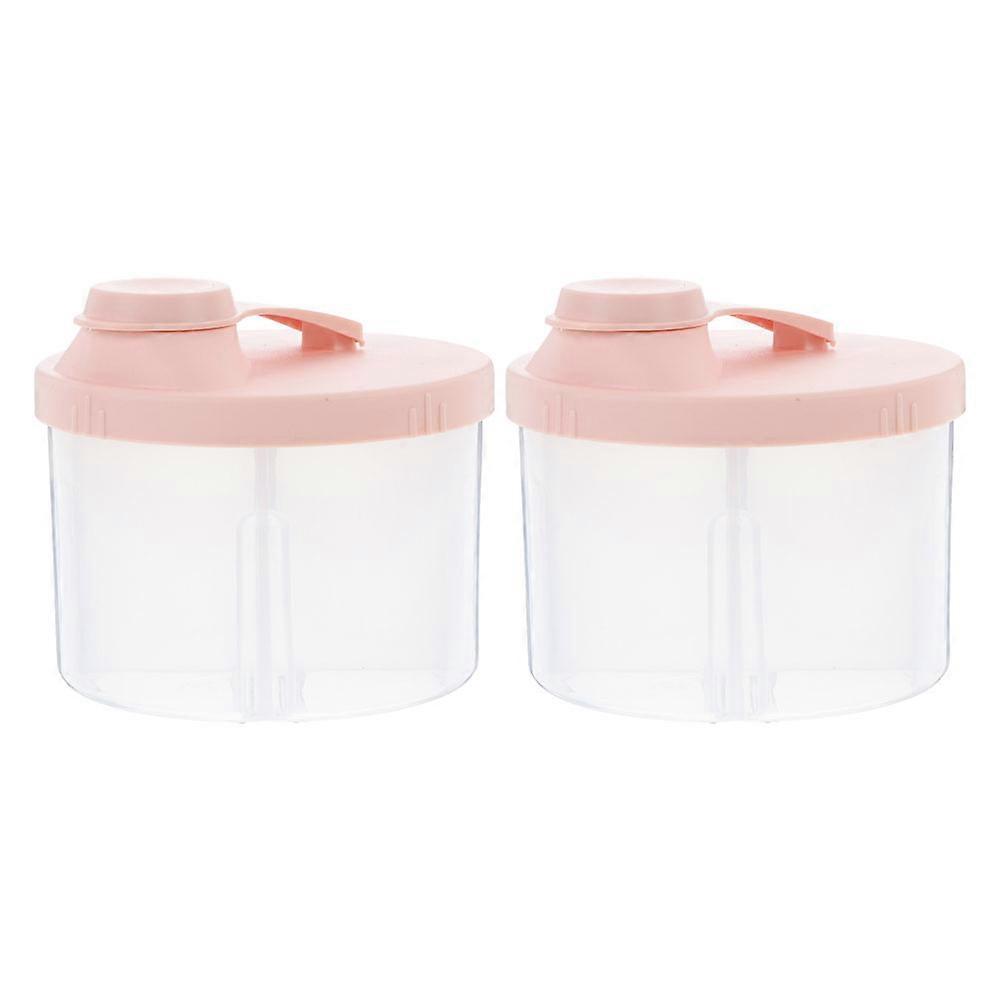 Reusable Formula Dispenser Portable Milk Powder Box with 10Pcs