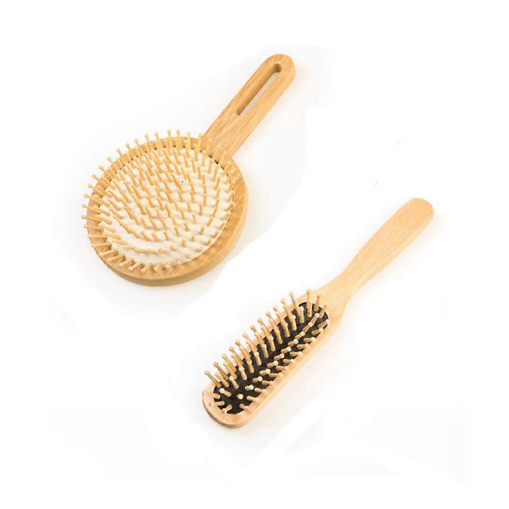 Professional Hair Cutting Styling Comb Set, Anti Static Wooden Combs for Precise Sectioning, 2 Pack