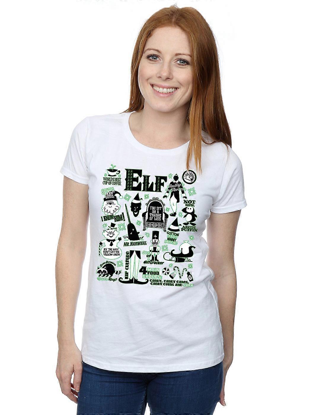 Elf Women's Infographic Poster T-Shirt