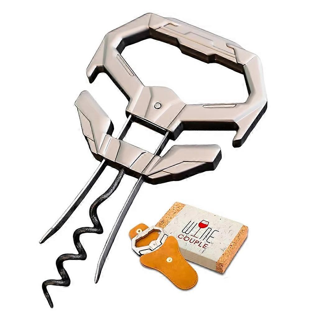Wine Corkscrew Two-Prong Particular Remove Older and Fragile Wine Corks Two-Prong Cork Puller Wine Corkscrew A