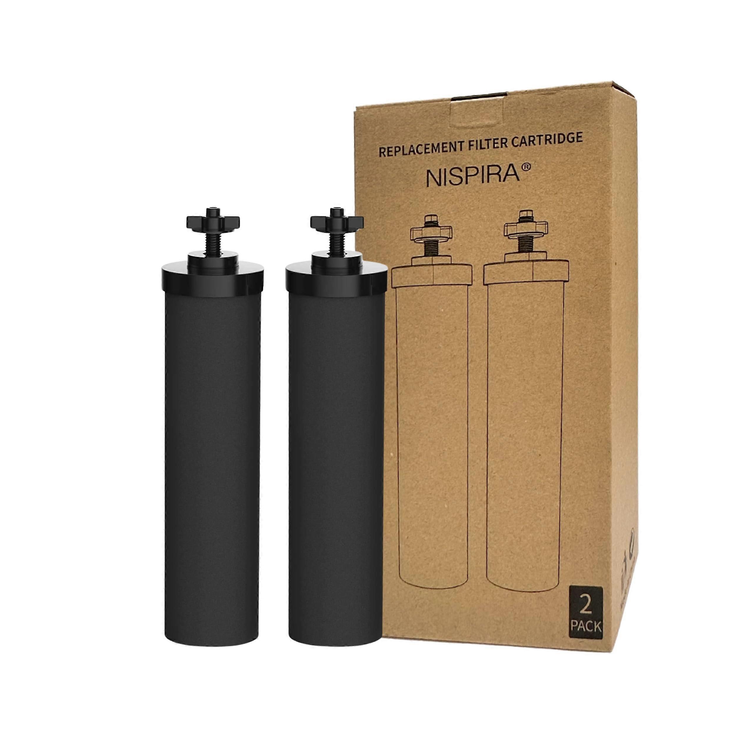 Replacement Black Elements Pair for Berkey Water Filter BB9, 6000 Gallon Capacity, Removes Chemicals