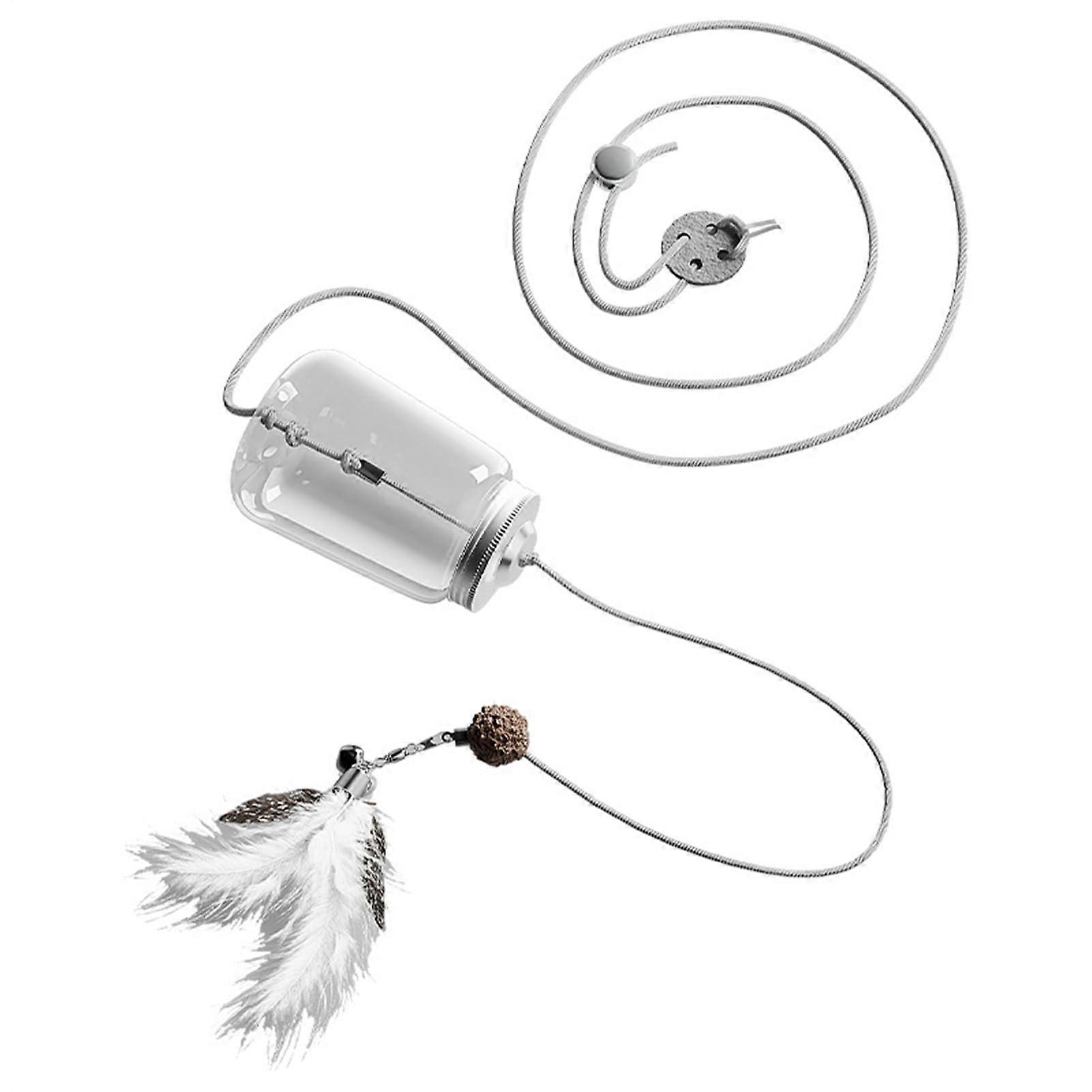 Interactive Cat  Dispenser Toy with Automatic  Dispensing and Hunting Simulation Play