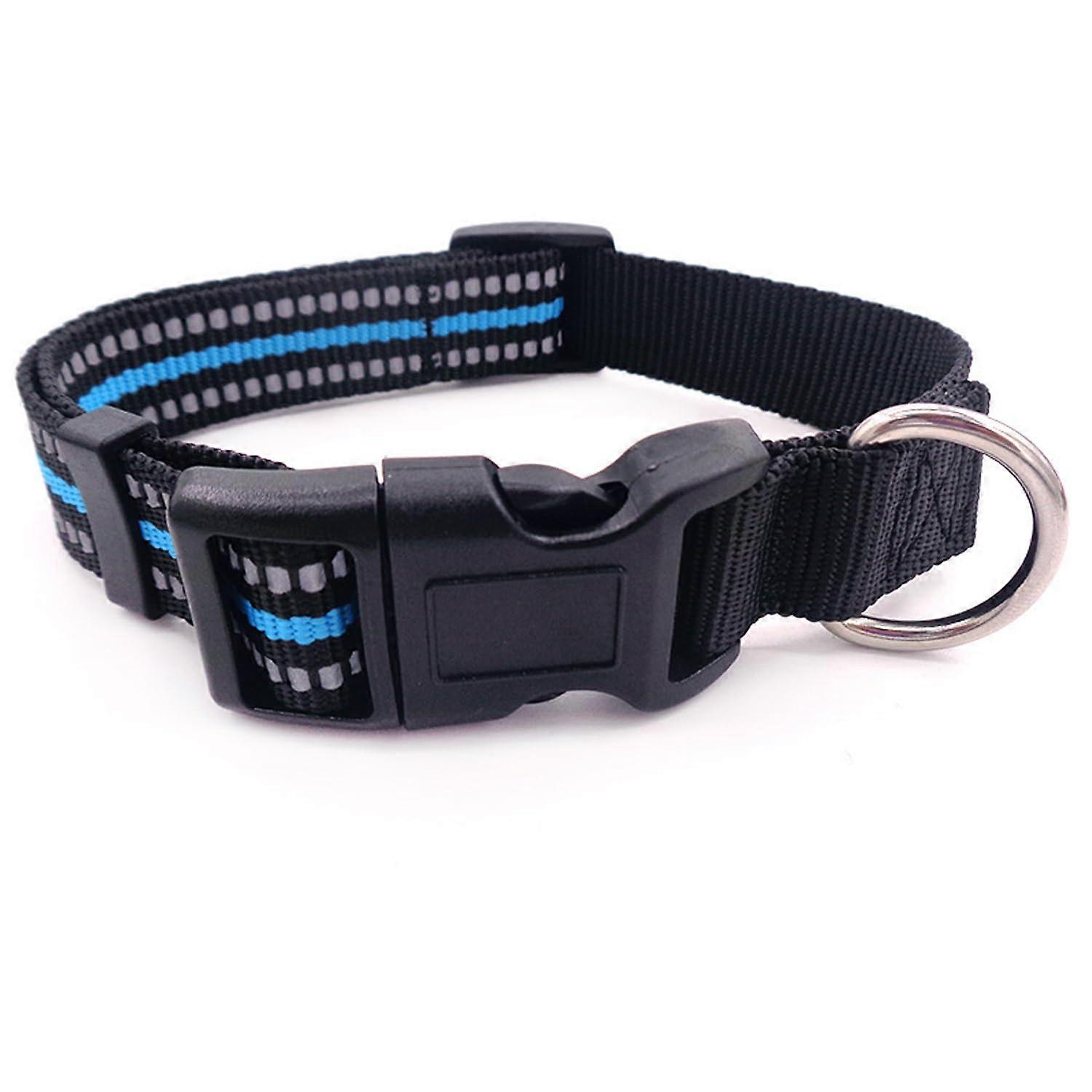Nylon Dog Collar Adjustable Durable Dual DRing Quick Release for Small Medium Large Dogs