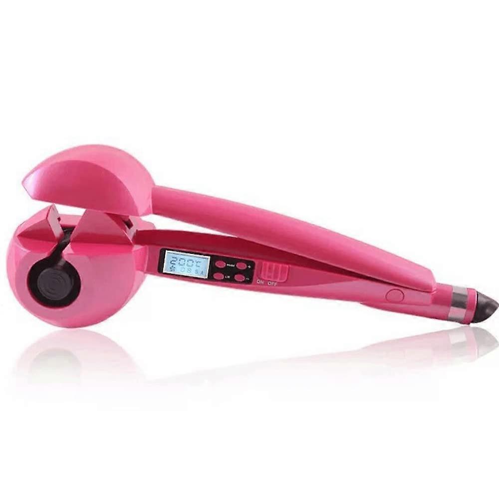 Automatic Hair Curler with LCD Display, Ceramic Ionic Heating, Global Voltage, Adjustable Temperature