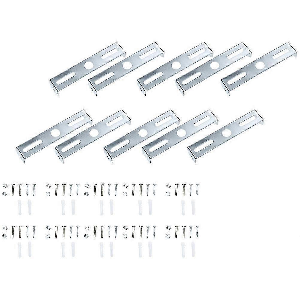 Silver Light Fixture Mounting Bracket for Ceiling Fan with 45Pcs Kit